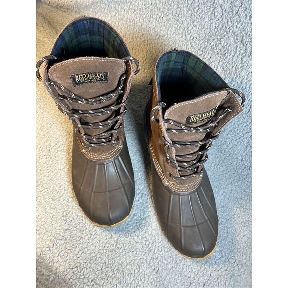 RedHead ASC II All-Season Classic II Boots Men 11M Brown Gray Lace-Up Waterproof - Picture 2 of 10